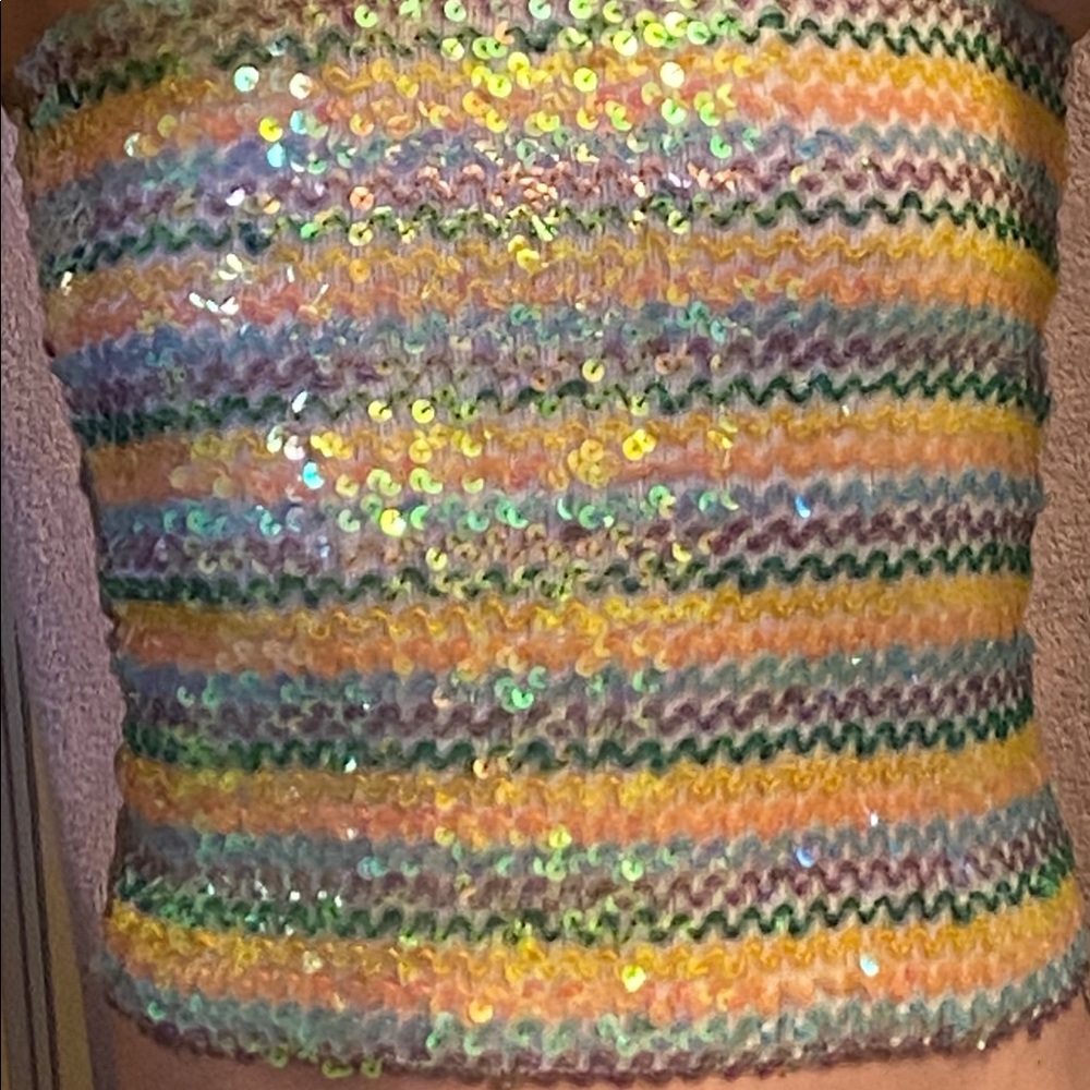 SOLD!!!! Reversible Y.O.U. Tube Top - Picture 2 of 8